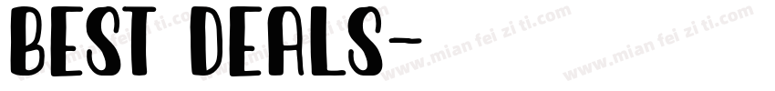 Best Deals字体转换